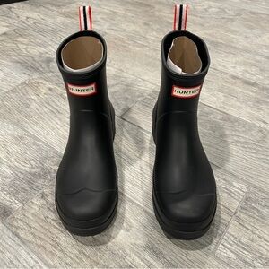 Hunter Men’s Original PLAY Short Rain Boots, 10 Black